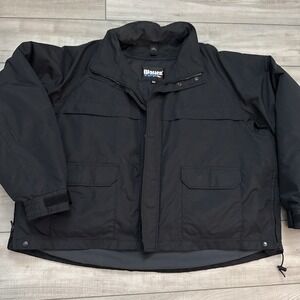 Blauer Gore-Tex Jacket Mens 3XL Black Liner Full Zip Snap Police Security 9300Z